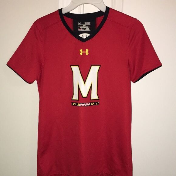 Womens under Armour ⚽️ Maryland terrapins fear the turtle soccer practice jersey - Picture 1 of 4